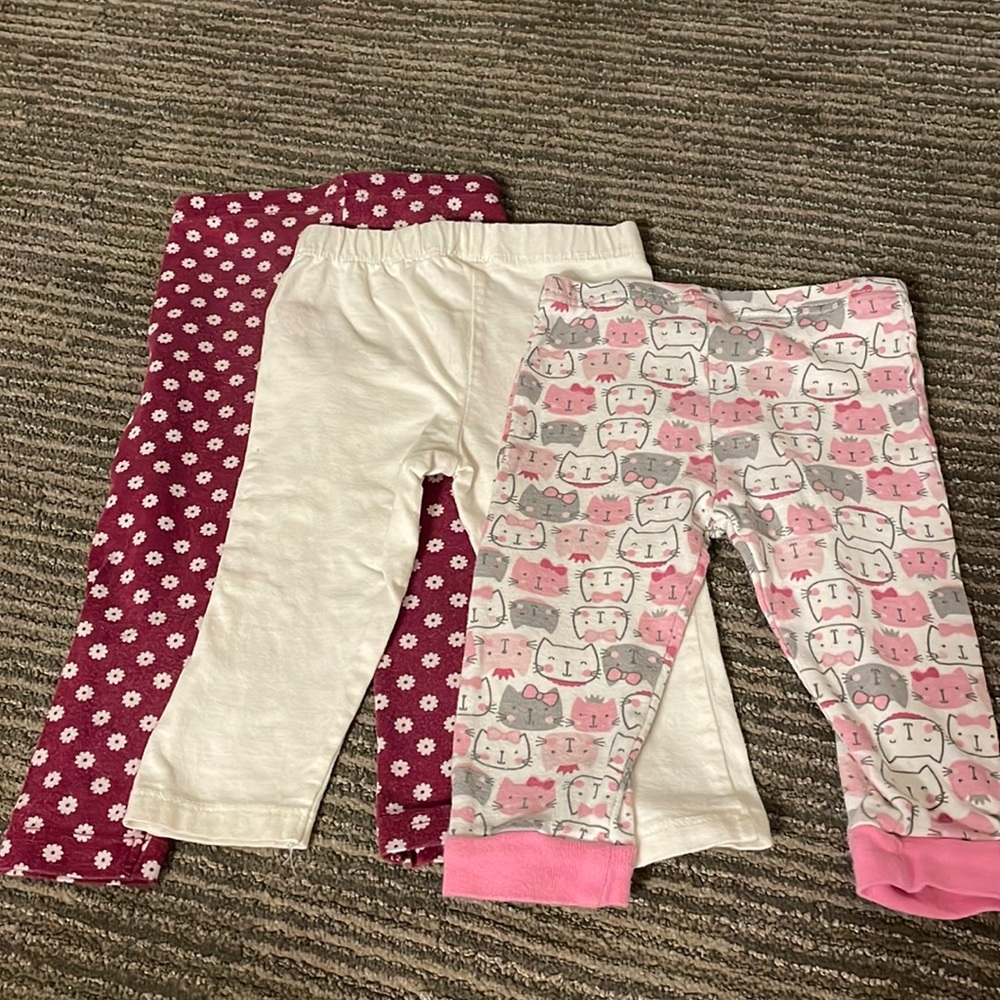 3 pair leggings